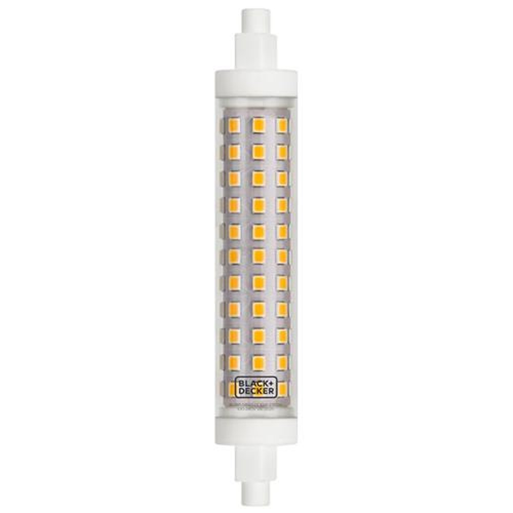 Lampada LED Black+Decker Palito R7S 10W 3000K Amarela