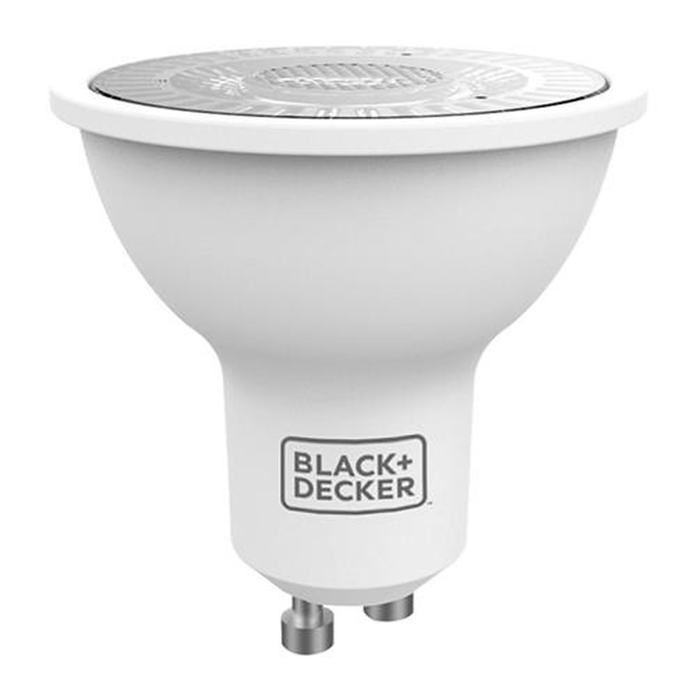 Lampada LED Black+Decker Dicroica MR16 GU10 6,5W 3000K Amarela