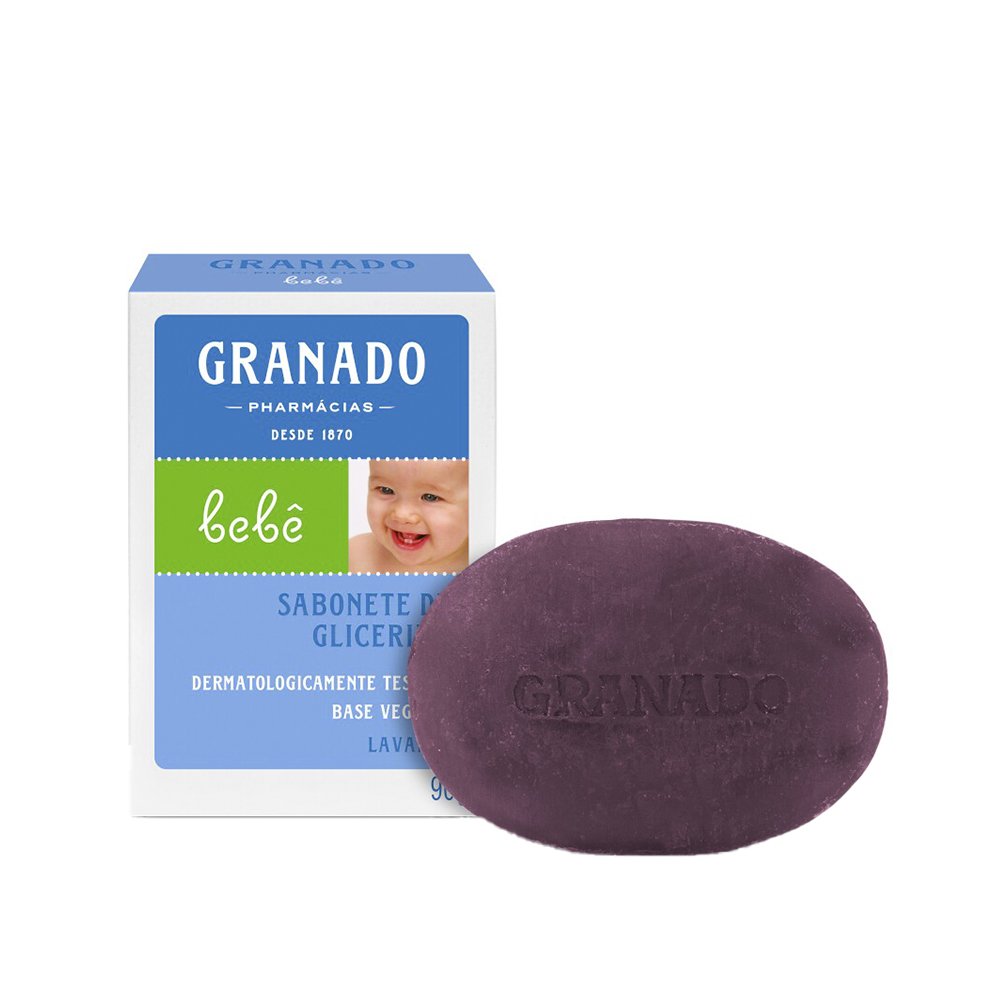 Sabonete Granado De Glicerina Bebe Lavanda 90g