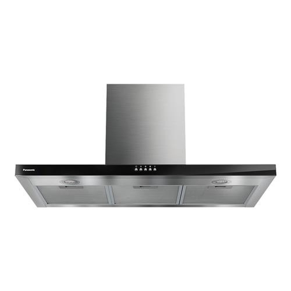 Coifa de Parede 90cm Panasonic 9HSDB2 | Depuração e Exaustão, Inox/Black Glass, 220V