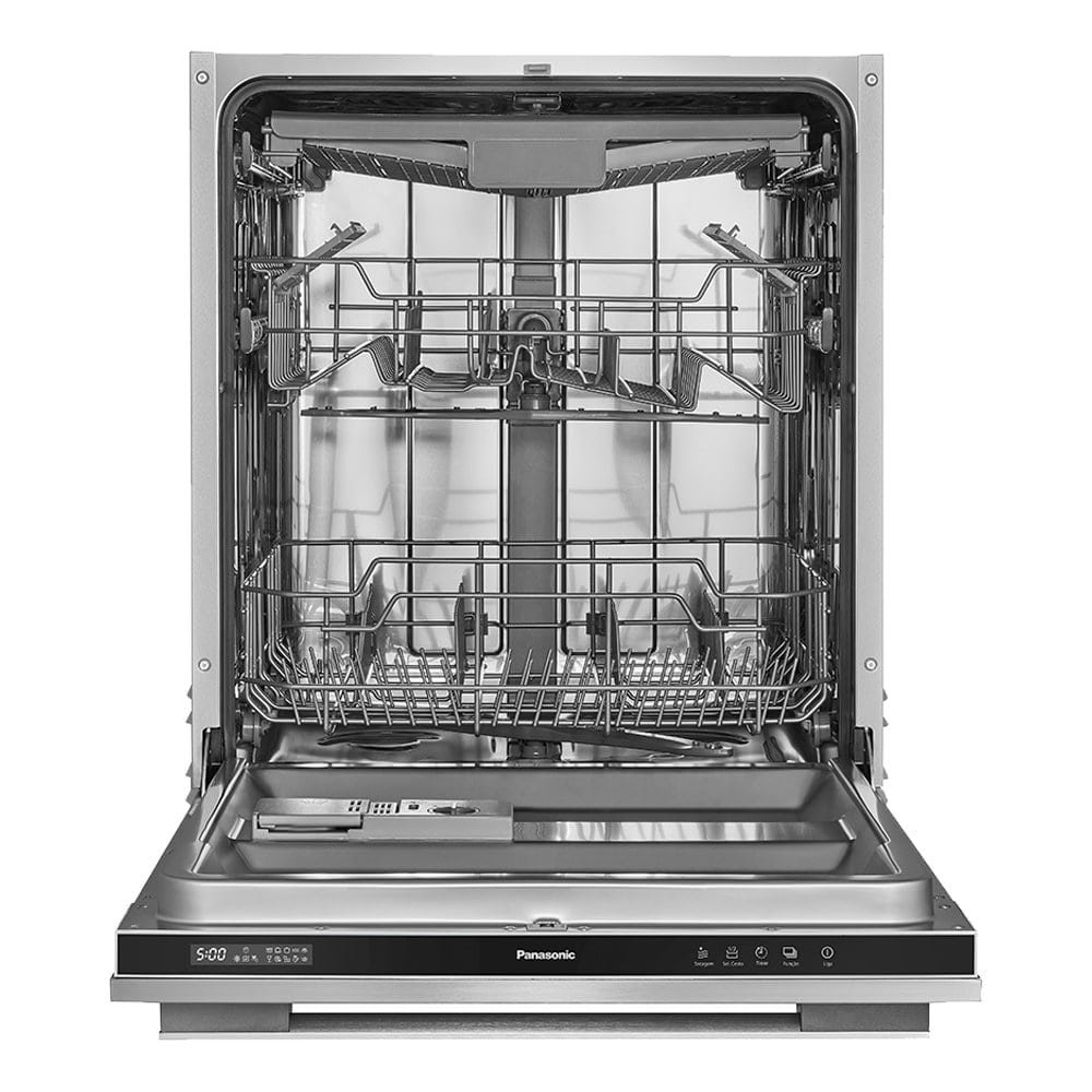 Lava-Louças 15 Serviços Panasonic NP-6M2FTKBRP - de Embutir, 8 Programações, Inox, 220V