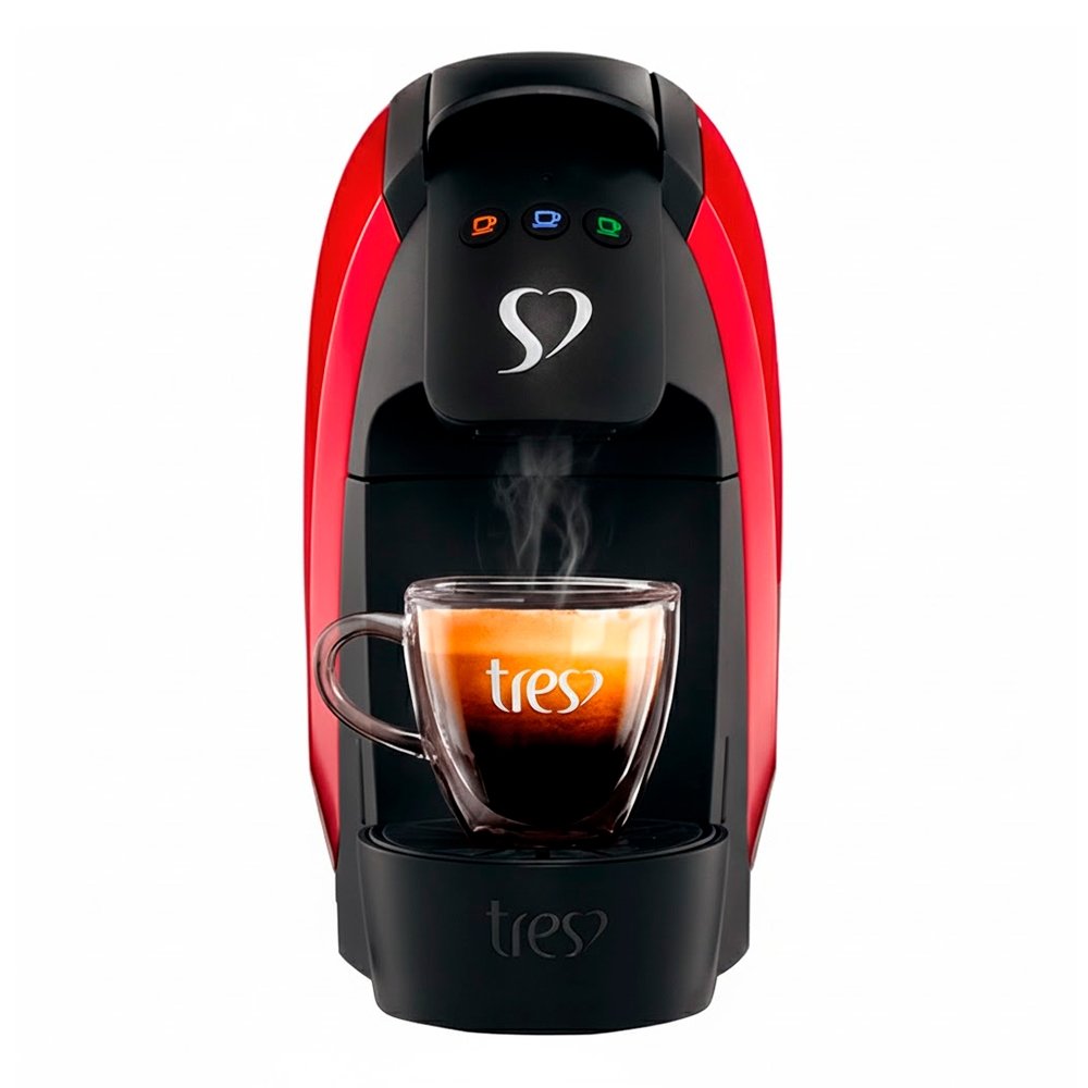 Cafeteira Expresso Tres Corações Luna Vermelho 110V