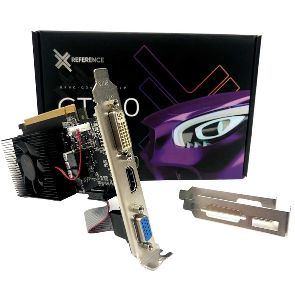 Placa de Video VGA GeForce 1GB GT240 Reference DDR3 128Bits H/D/V RFVC-GT240-1GD3LP