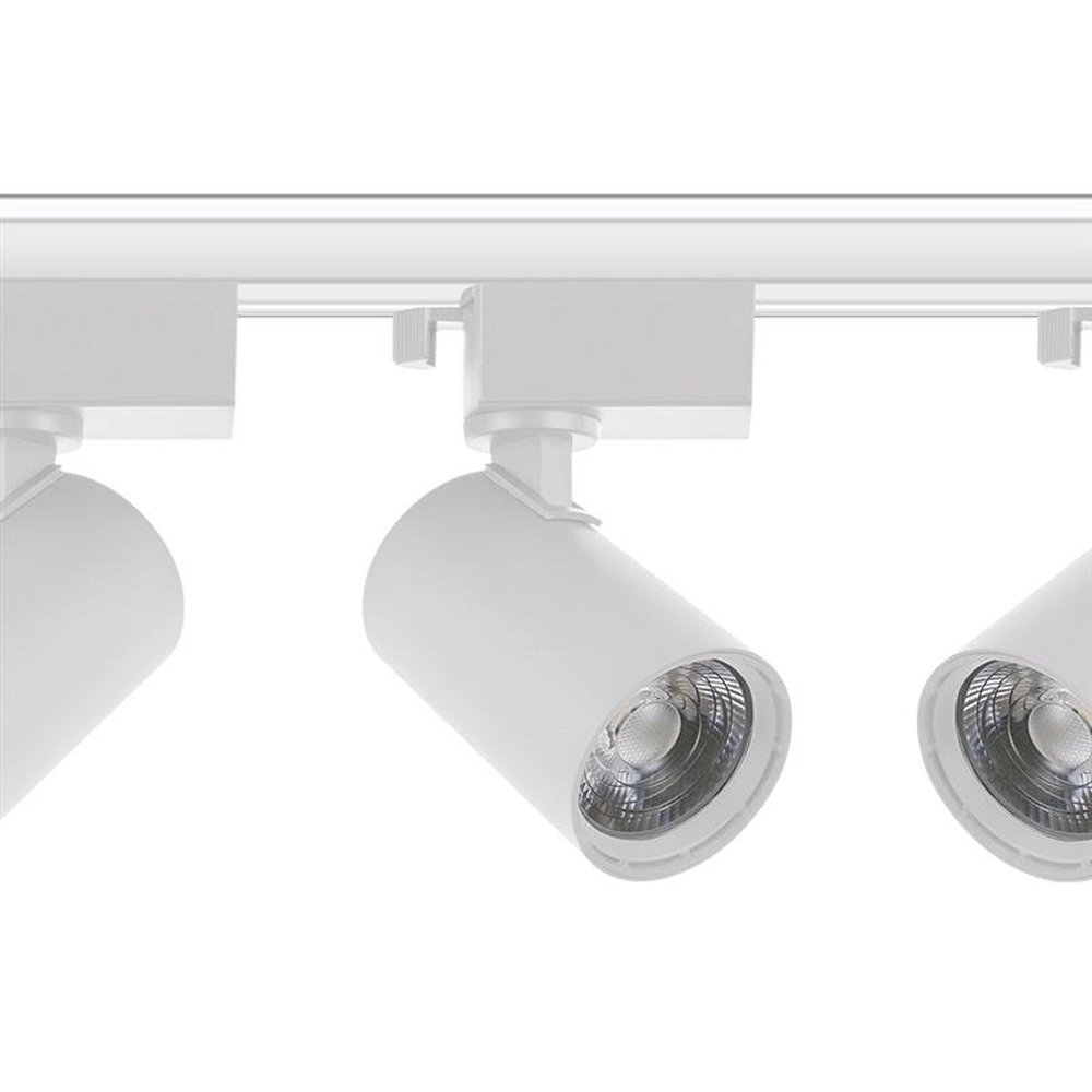 Kit Spot Trilho LED Black+Decker 3x7W 3000K Amarela - Branco