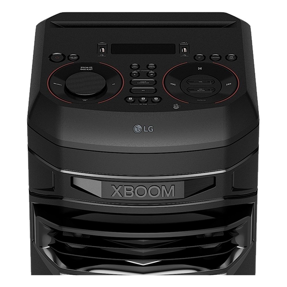 Caixa Amplificada LG XBOOM RNC7 - Bluetooth, USB/FM/LED/KARAOKE, Preto