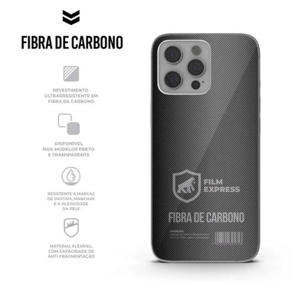 Película Film Express - Fibra De Carbono Transparente