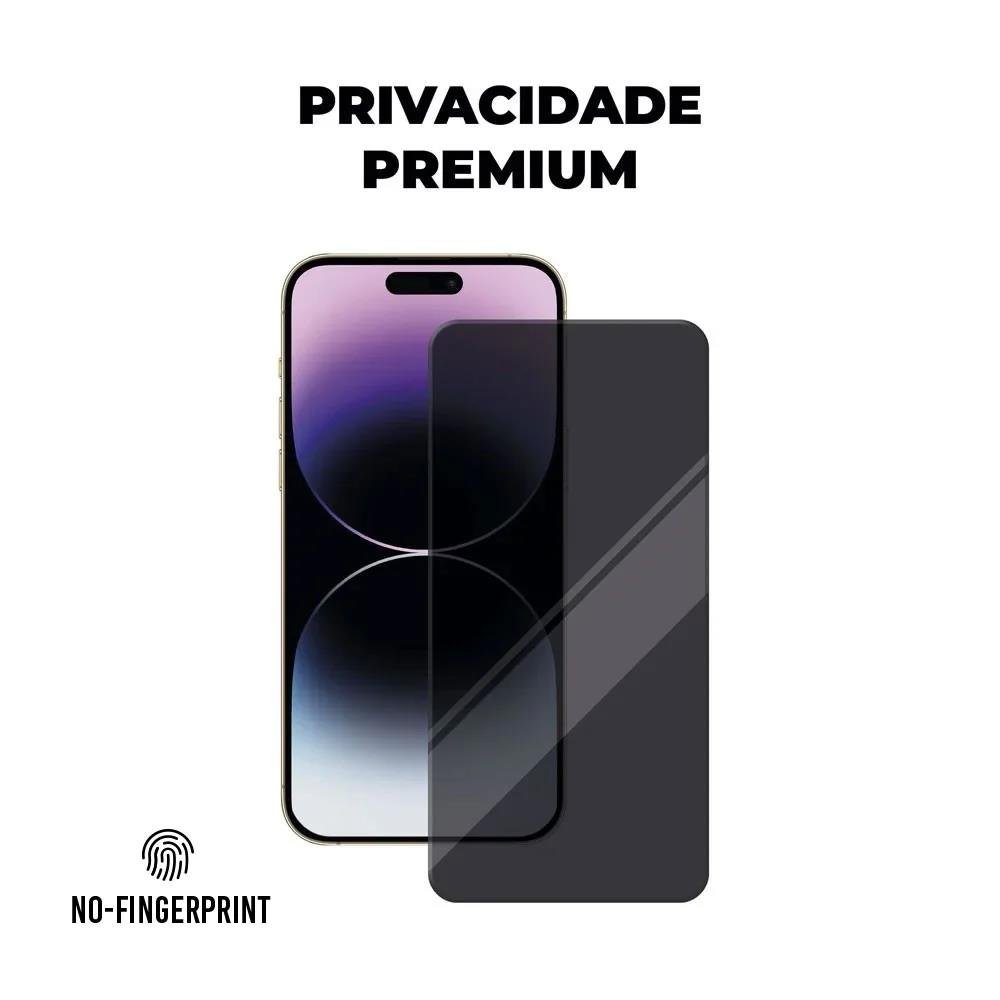 Película Defender Pro Privacidade Para Iphone 13 / 13 Pro / 14 - Preta