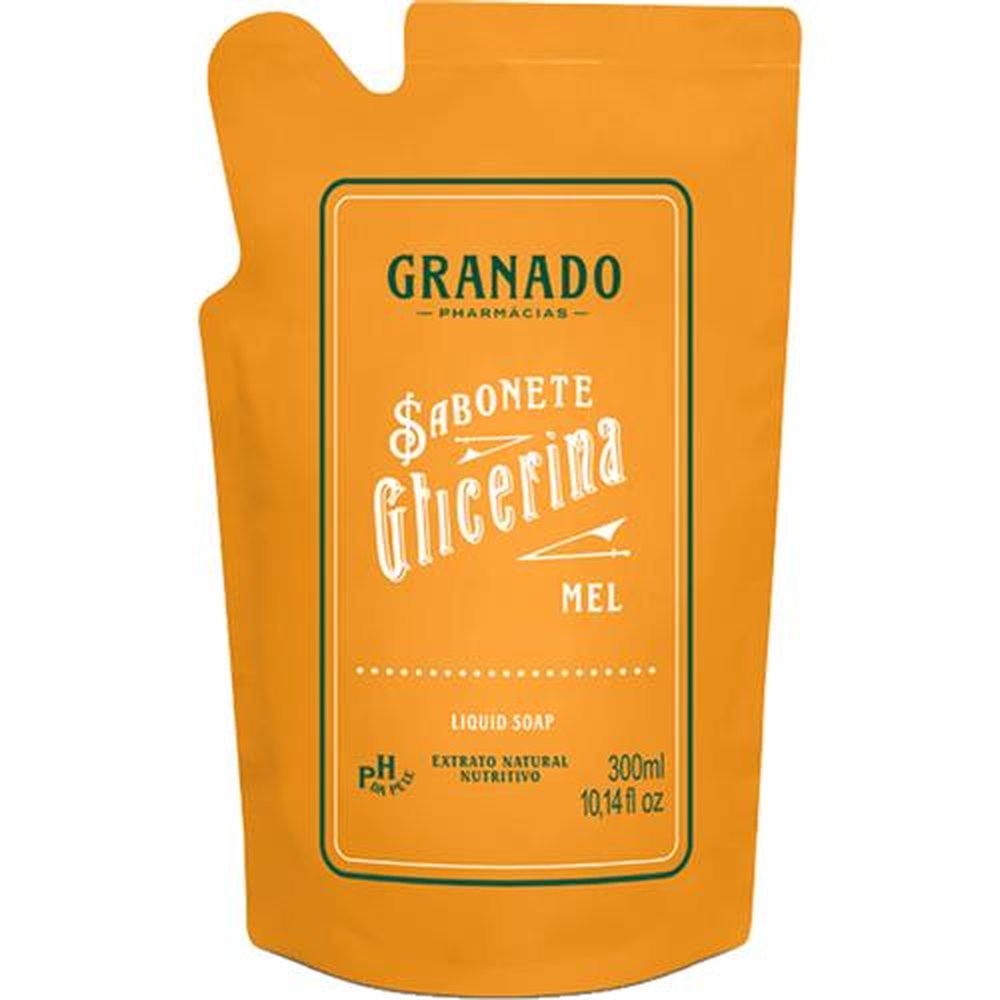 Sabonete Liquido Granado 300 Ml Refil Mel