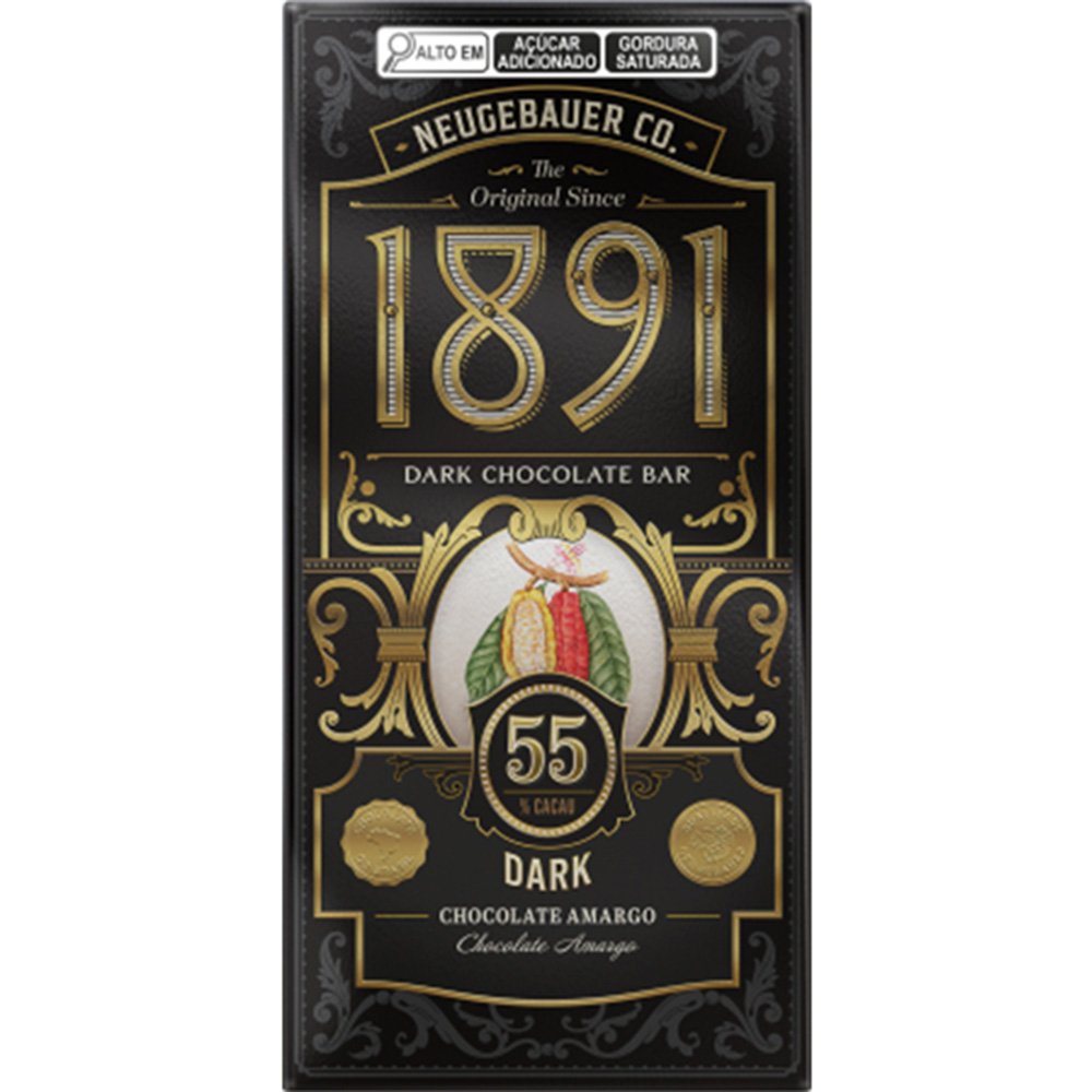 Chocolate Barra 1891 90G 55% Dark