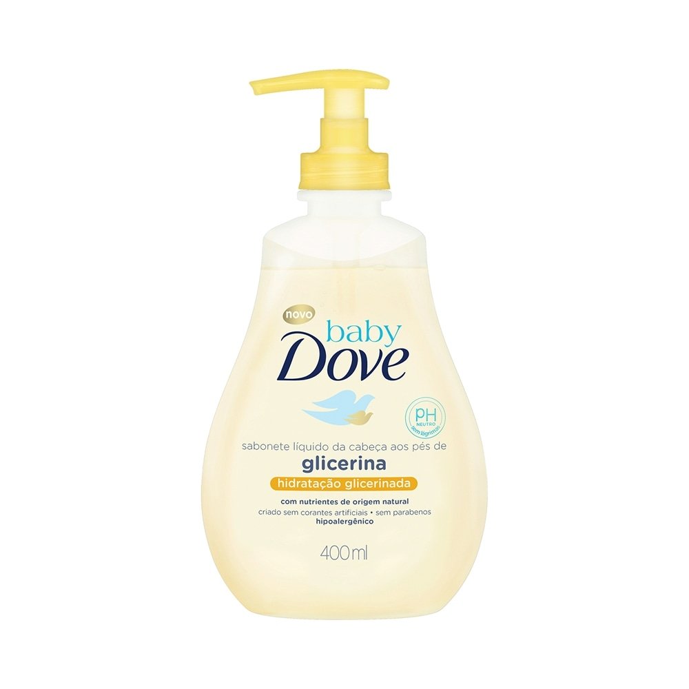 Sabonete Liquido Dove Baby Hidratação Glicerinado 400ml