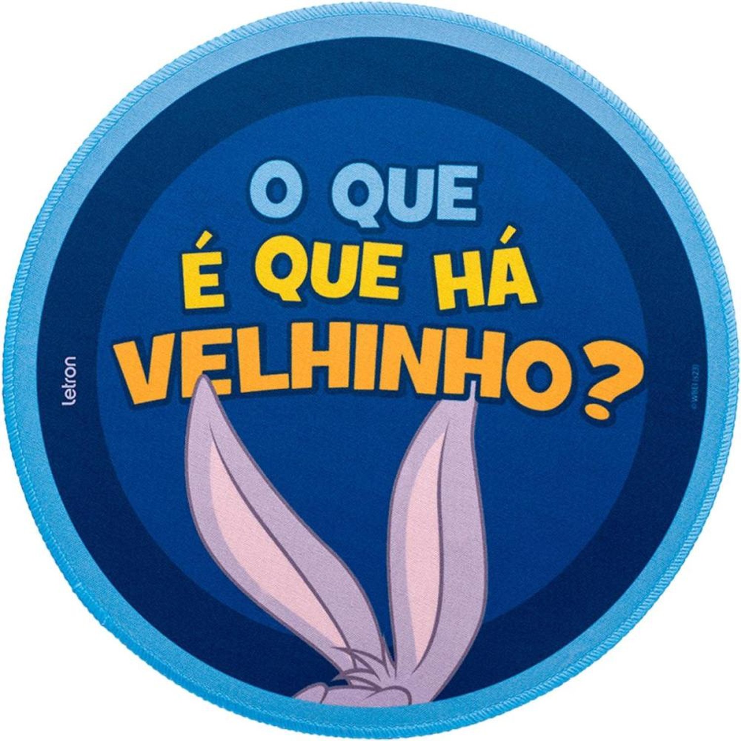 Mouse Pad Letron Looney Tunes Pernalonga 23Cm Un.Venda: Pc/1