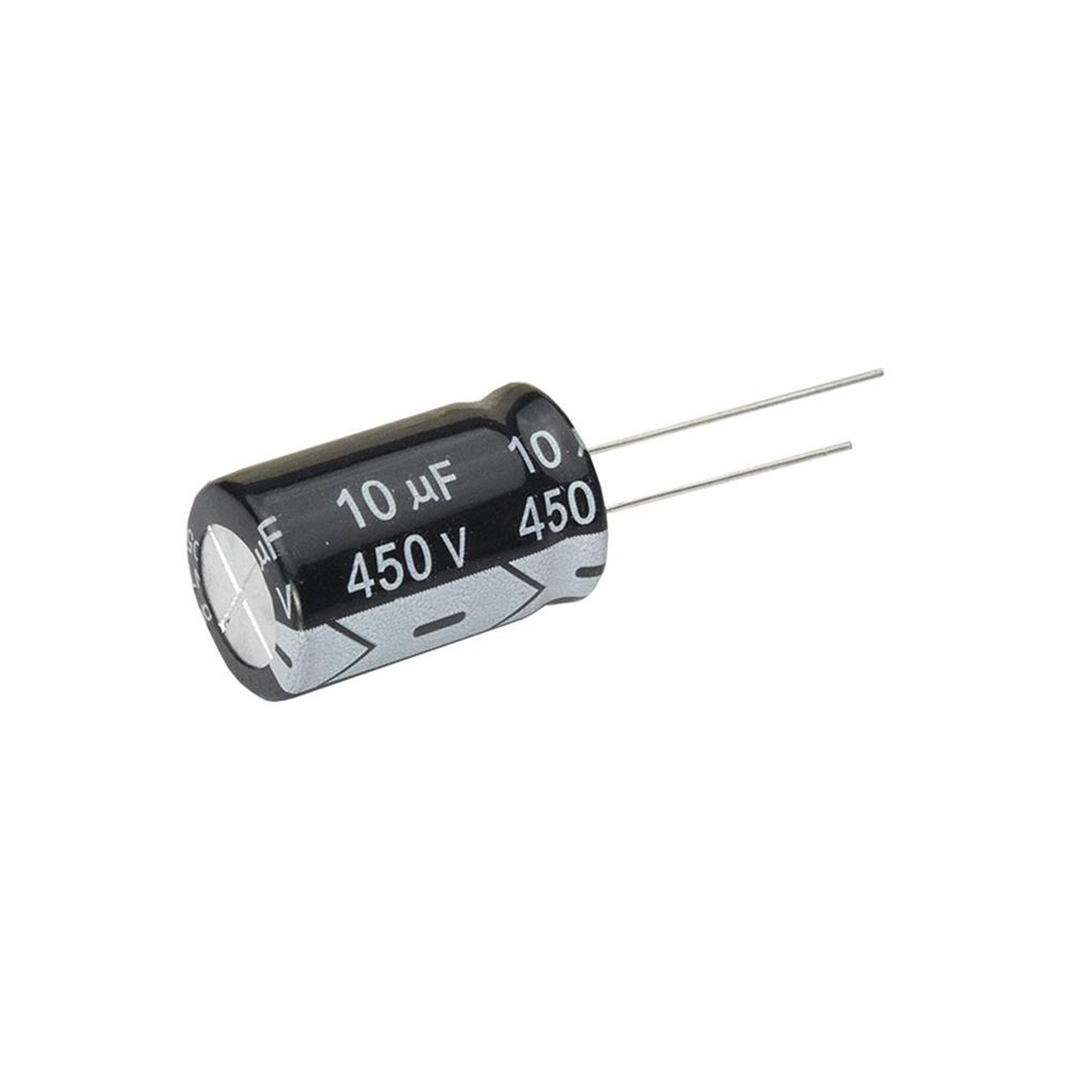 Capacitor Eletrolitico 10X450V - 105 Graus - 25 Unidades