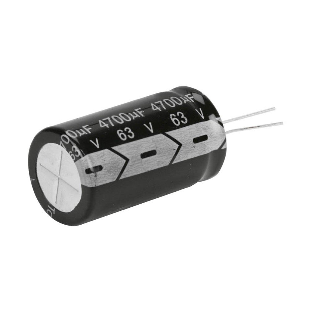 Capacitor Eletrolitico 4700X63V - 105 Graus - 5 Unidades