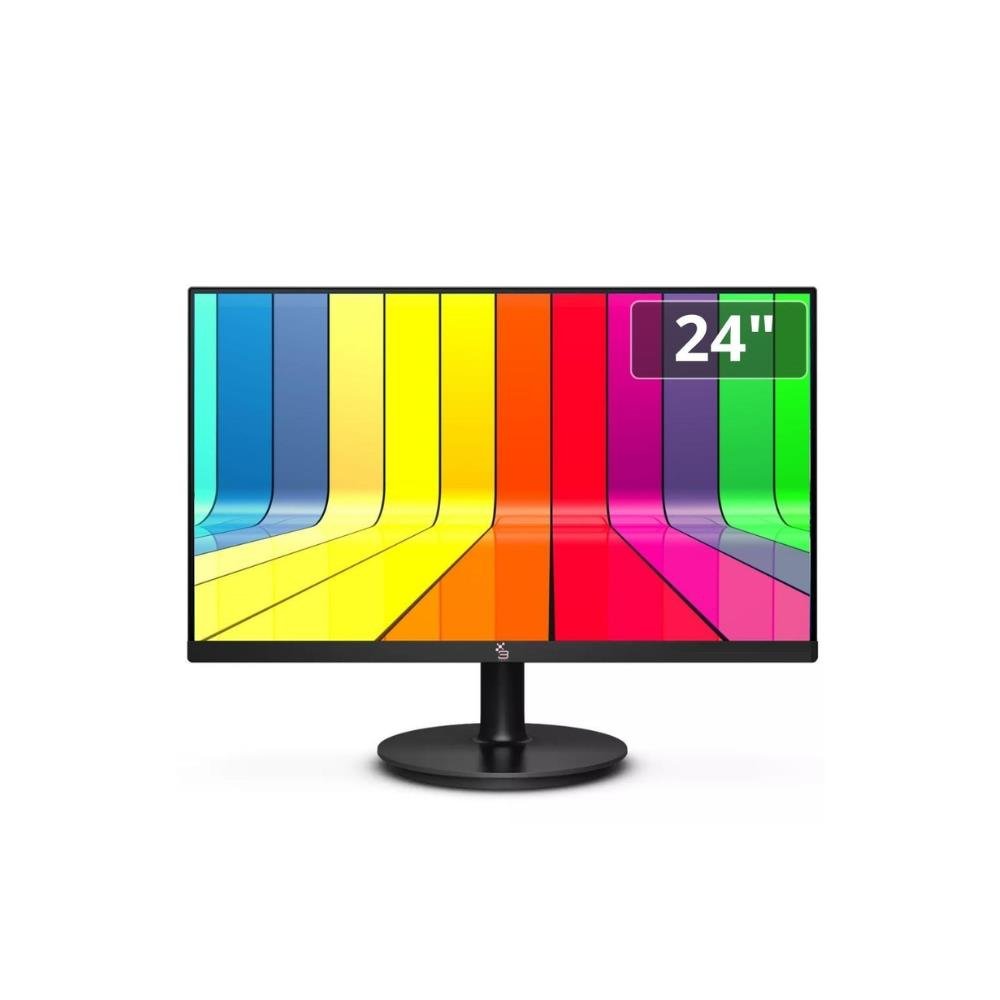 Monitor 3Green, Tela de 24" 75Hz M240WHD HDMI/VGA Preto