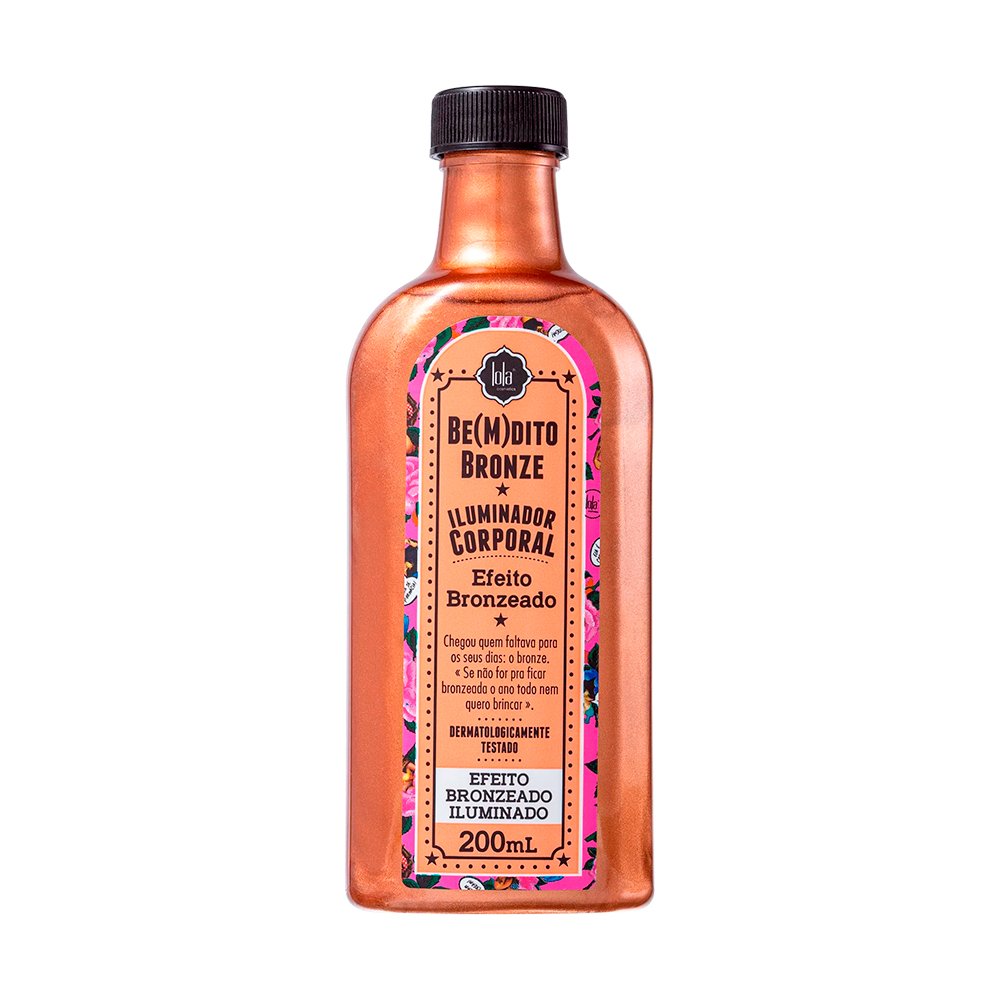 Gel Iluminador Corporal Bemdito Bronze Lola 200ml