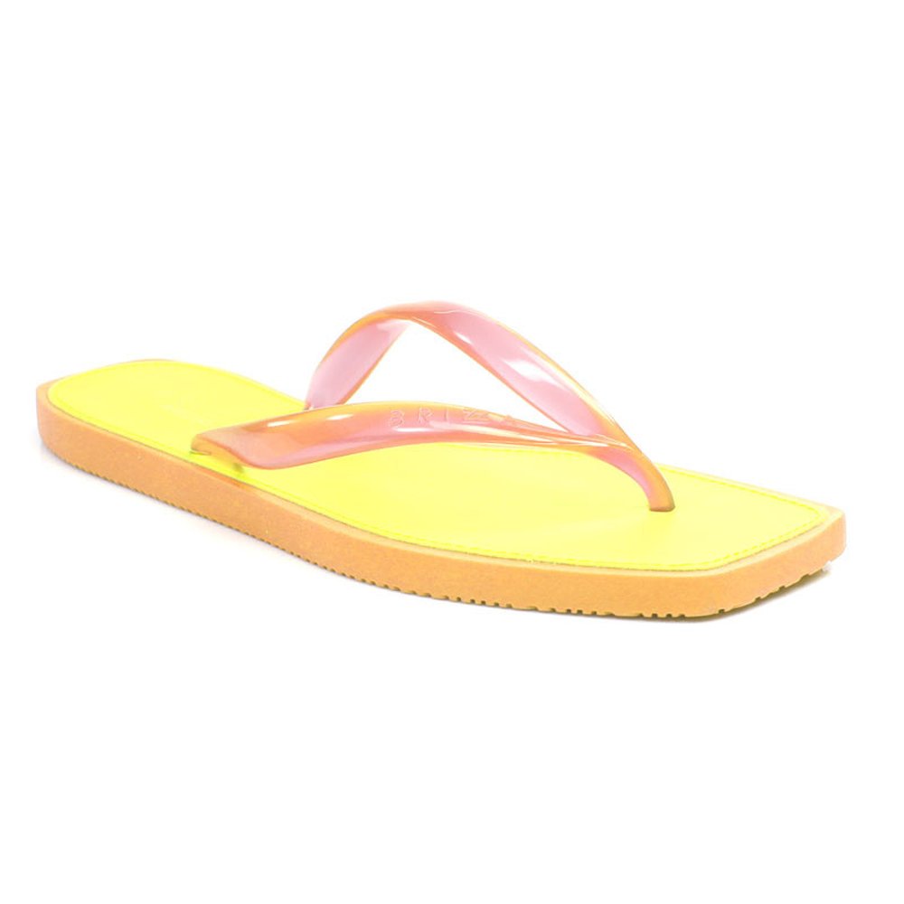 Chinelo Arezzo Brizza A11640 0007 0003 33-40 Laranja Translúcido H11 com 12 pares
