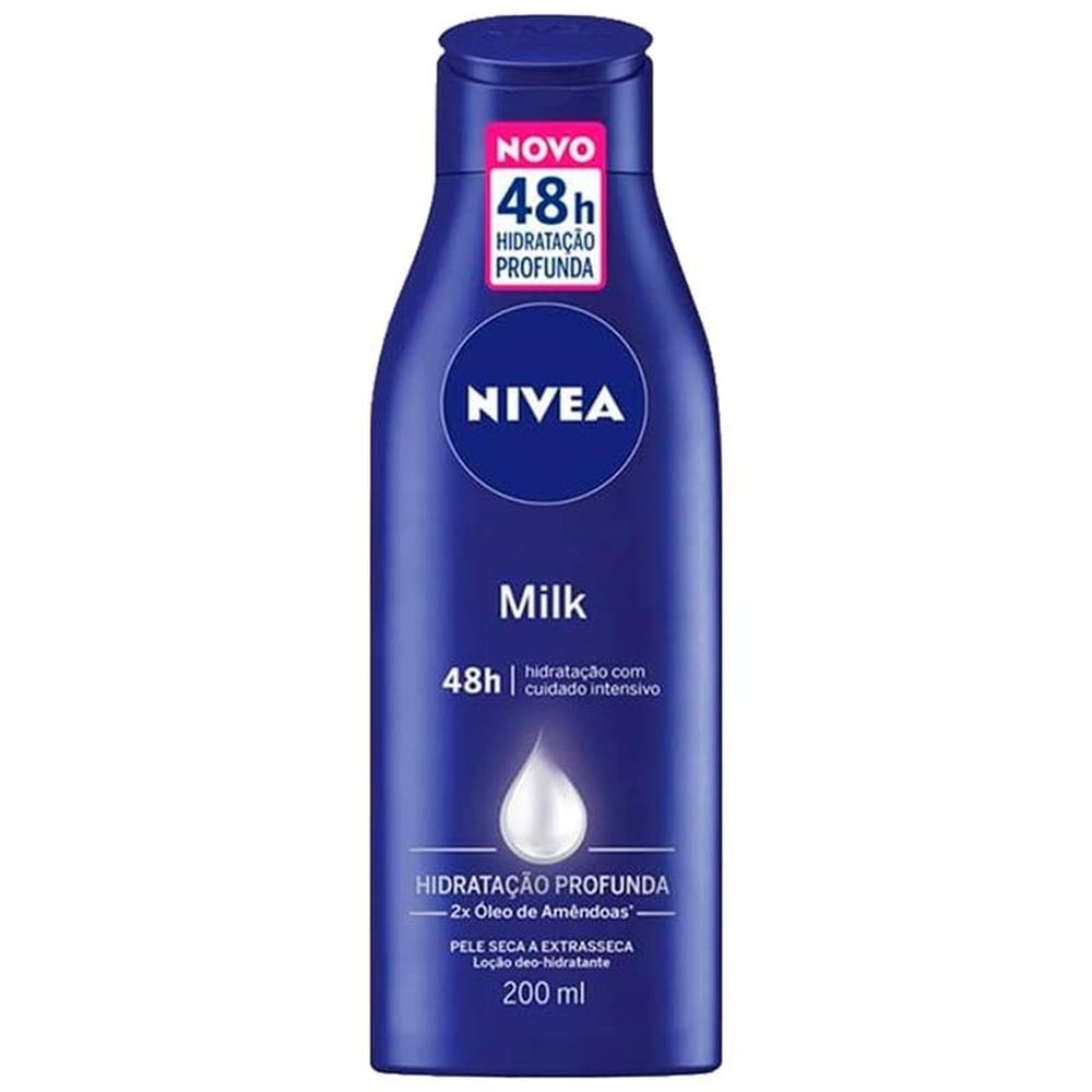 Desodorante Hidratante Nivea Milk + Desodorante Hidratante Nivea Beleza Radiante Cuidado Intenso 200ml