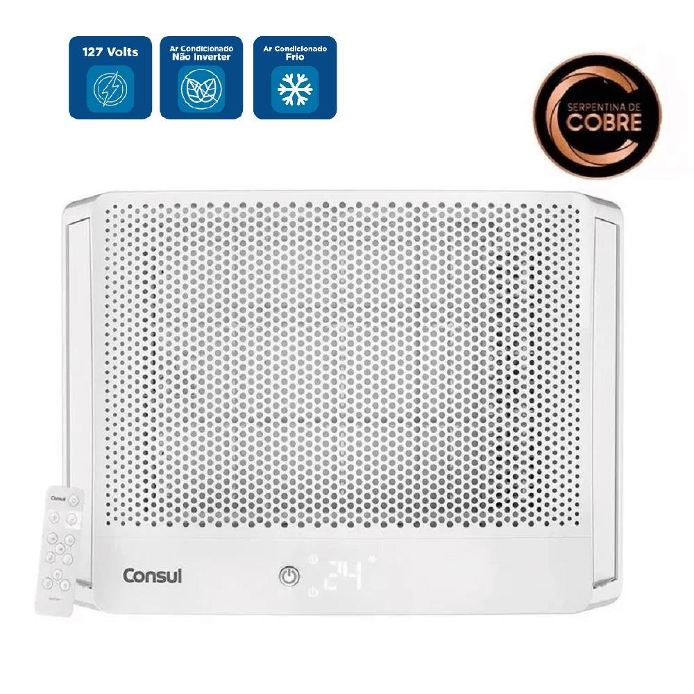 Ar Condicionado Janela Consul 7500 BTU/h Frio Eletrônico CCN07FBANA ¿ 127 Volts