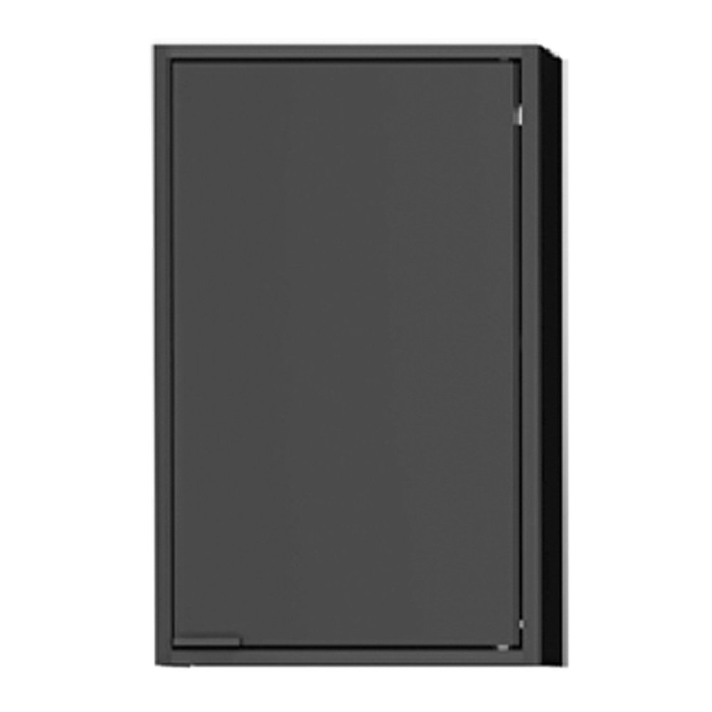 Armário Aéreo de Cozinha Itatiaia 3500001759 | em Aço, Porta Smart, Preto