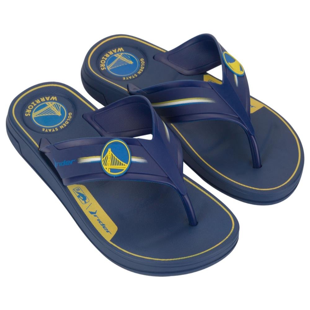 Chinelo Rider Start NBA 12245 (37-44) - Azul Amarelo Branco AT641