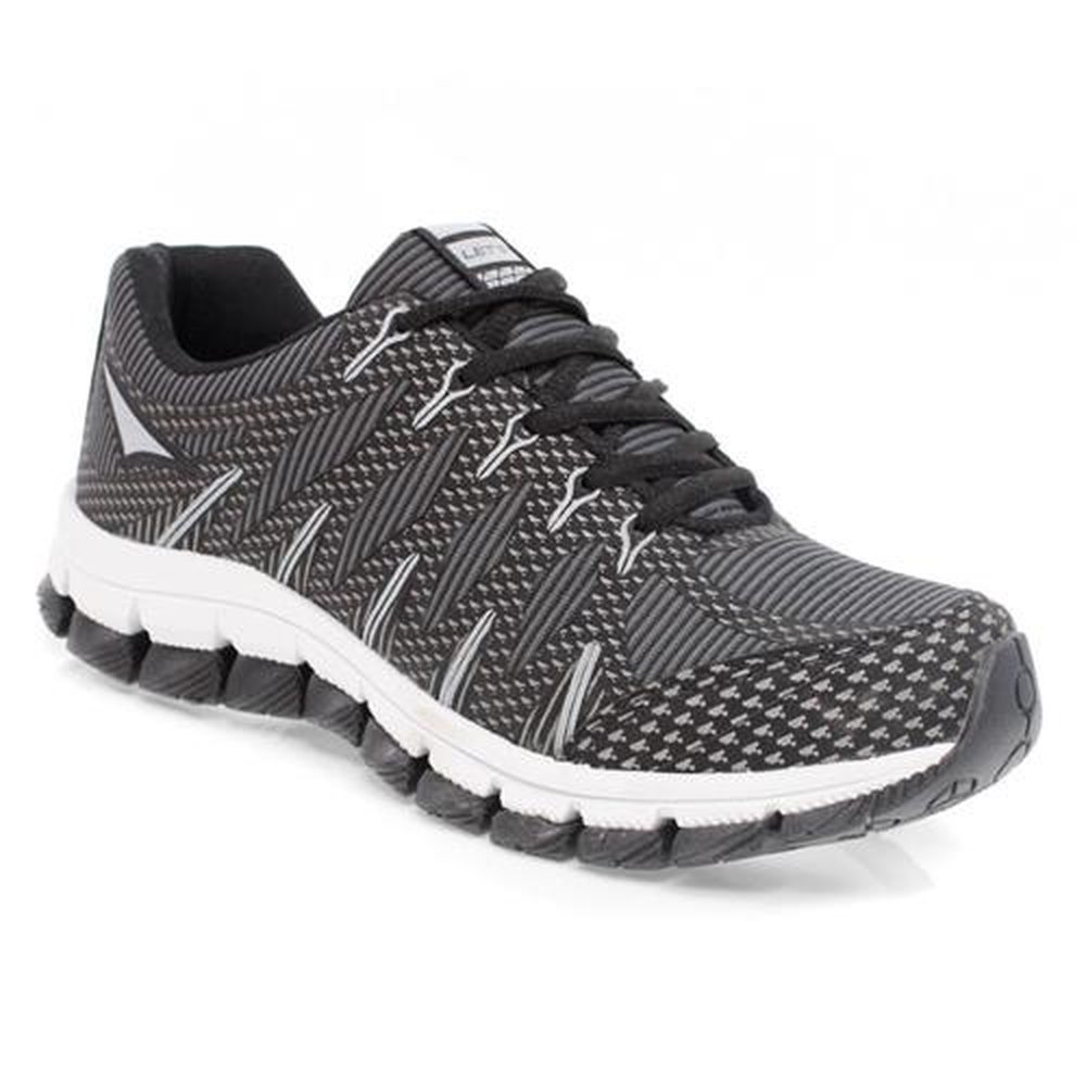 Tenis Adulto Lets Gel W Preto Prata - Grade 12 Pares - Numeração 38-43