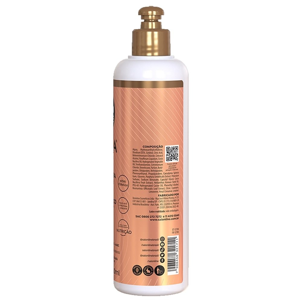 Creme para Pentear Salon Line Hidra - 3 em 1 Óleo de Coco 300ml