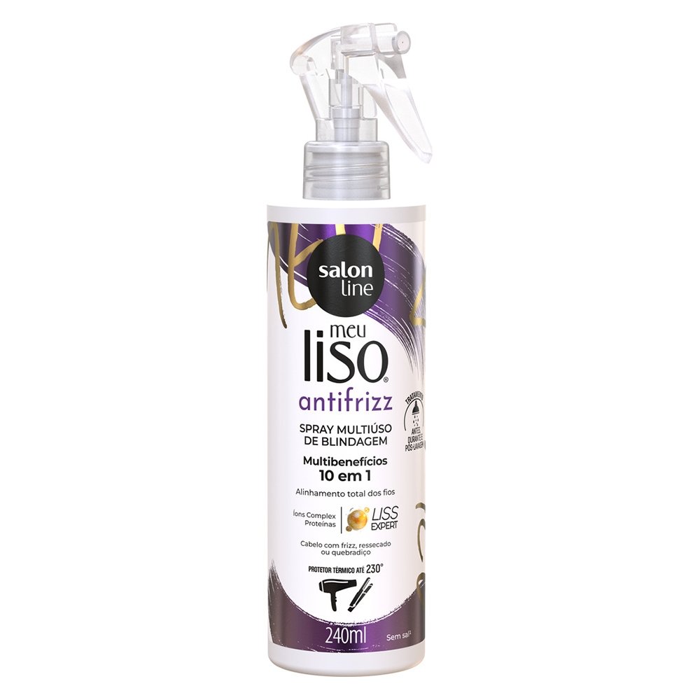 Óleo Spray Salon Line Meu Liso Antifrizz 240ml