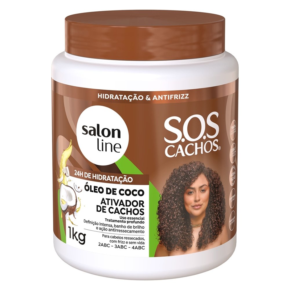 Ativador de Cachos SOS Cachos Óleo de Coco 1Kg