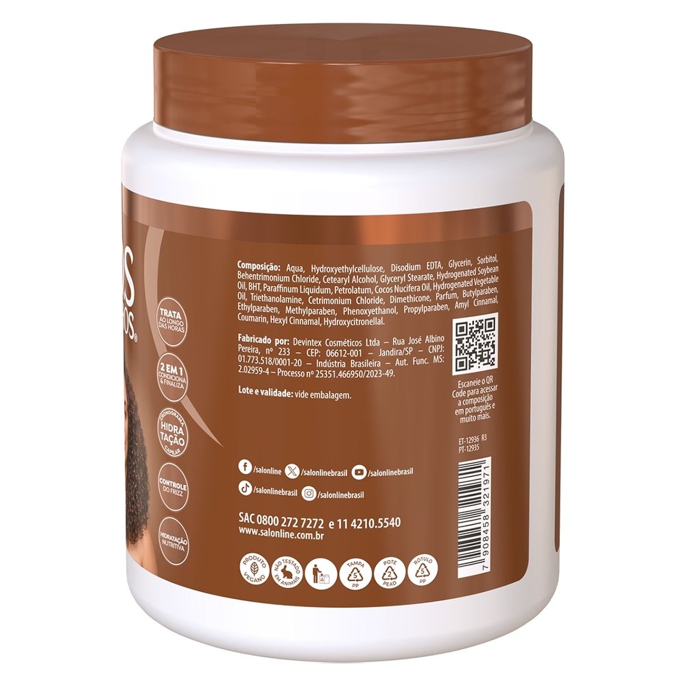 Ativador de Cachos SOS Cachos Óleo de Coco 1Kg