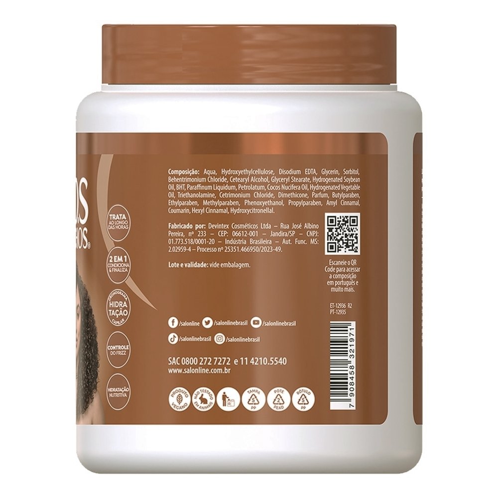 Ativador de Cachos SOS Cachos Óleo de Coco 1Kg