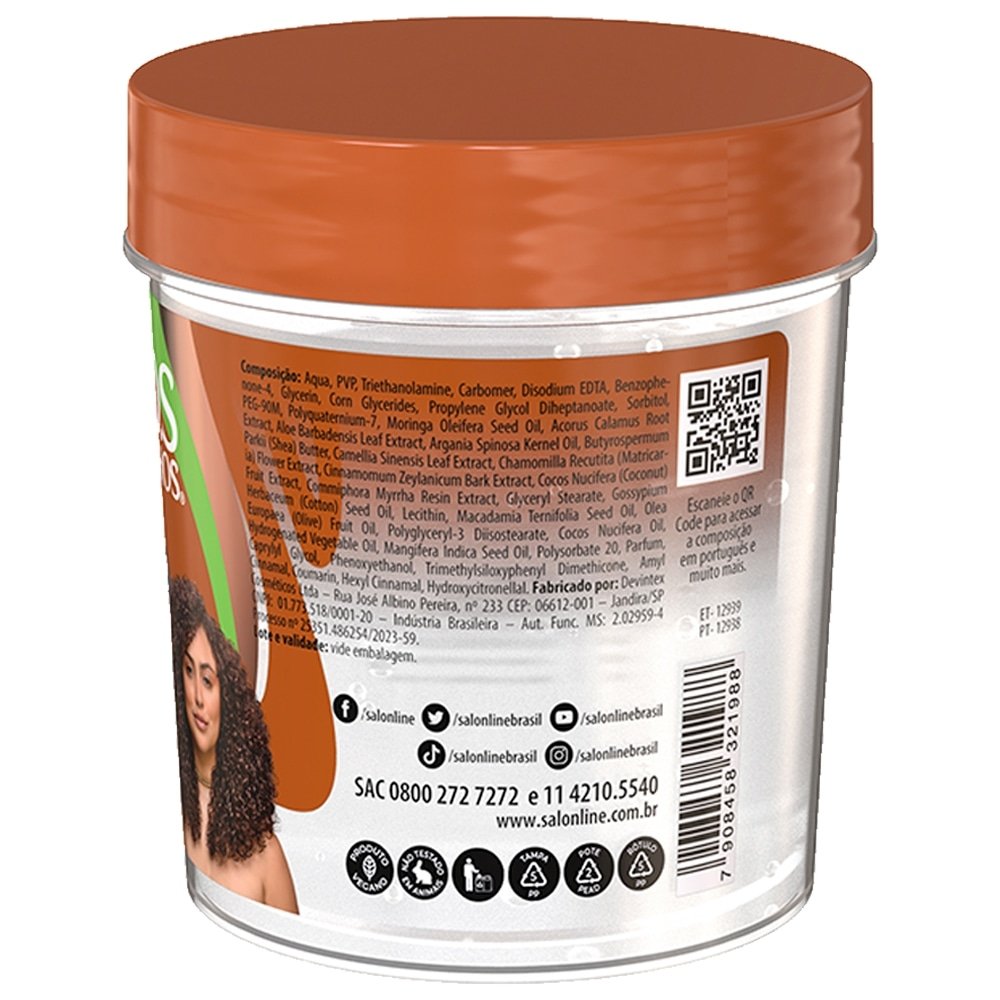 Gelatina Salon Line SOS Cachos - Óleo de Coco 400g