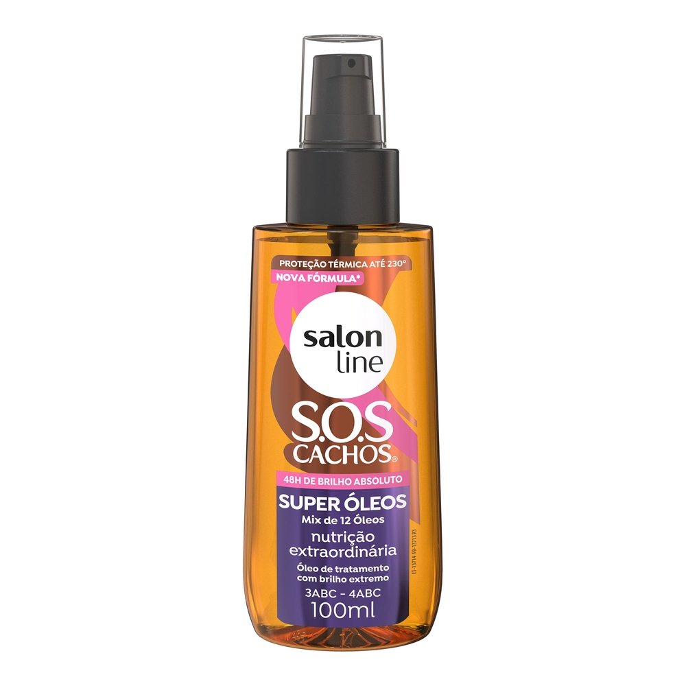 Óleo Capilar Salon Line SOS Cachos Super Óleos 100ml