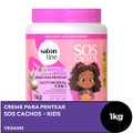 Creme para Pentear Salon Line SOS Cachos - 5 em 1 Kids Hidratação 1Kg