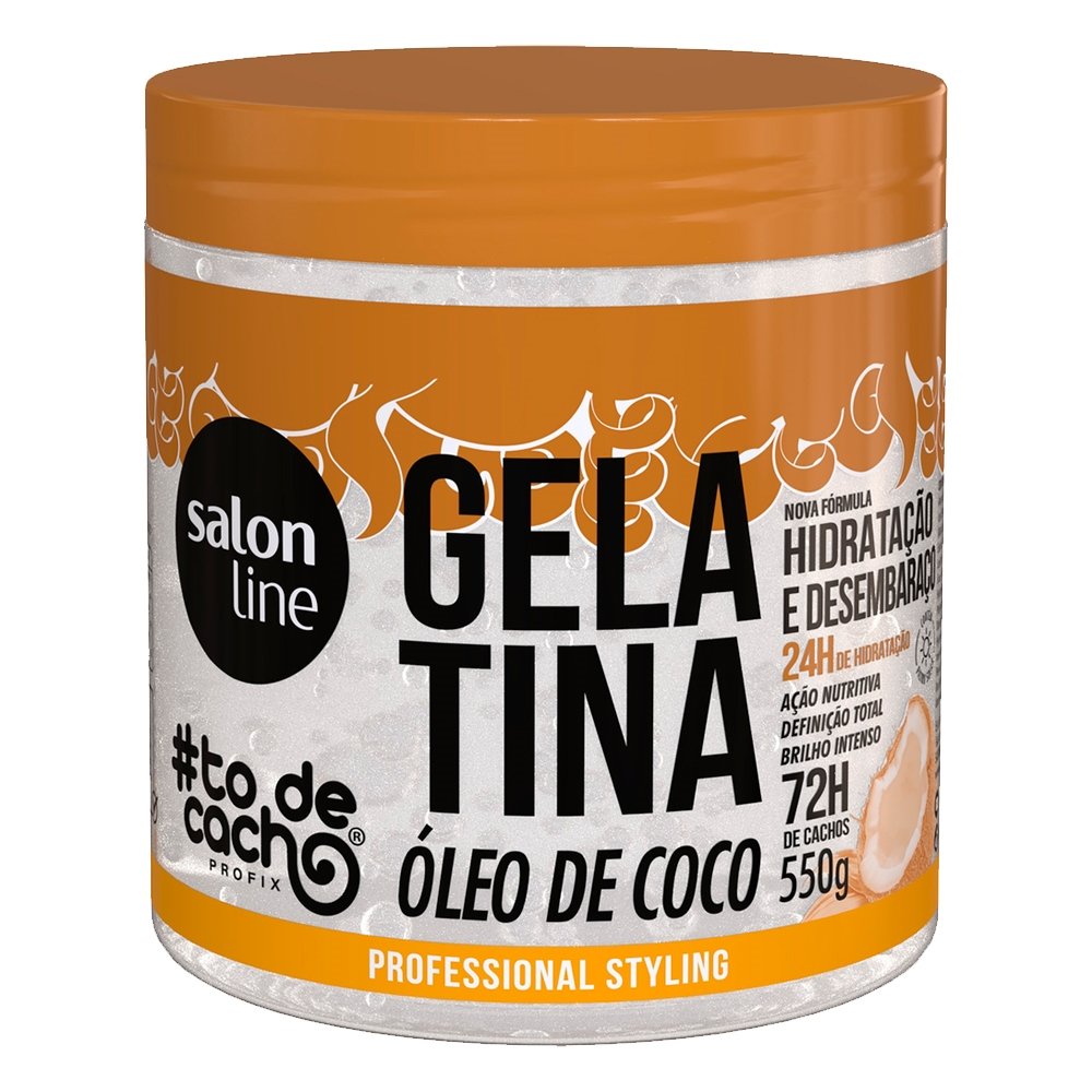 Gelatina Capilar Salon Line #ToDeCacho Nutritiva 550g