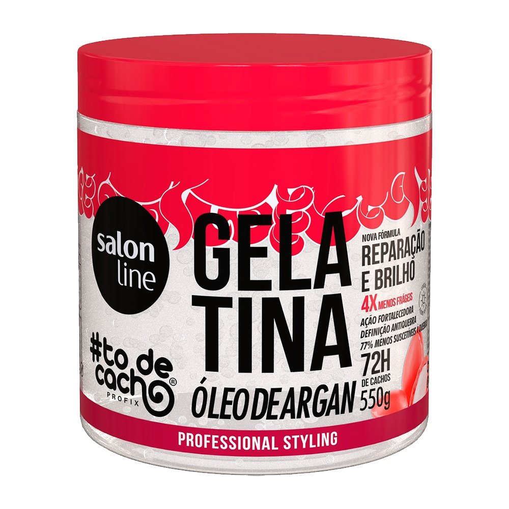 Gelatina Capilar Salon Line #ToDeCacho Fortalecedora 550g