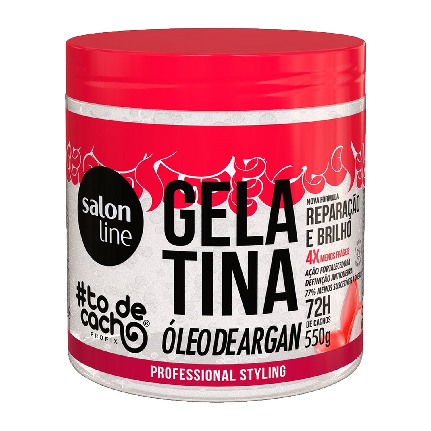 Gelatina Capilar Salon Line #ToDeCachos Fortalecedora 550g