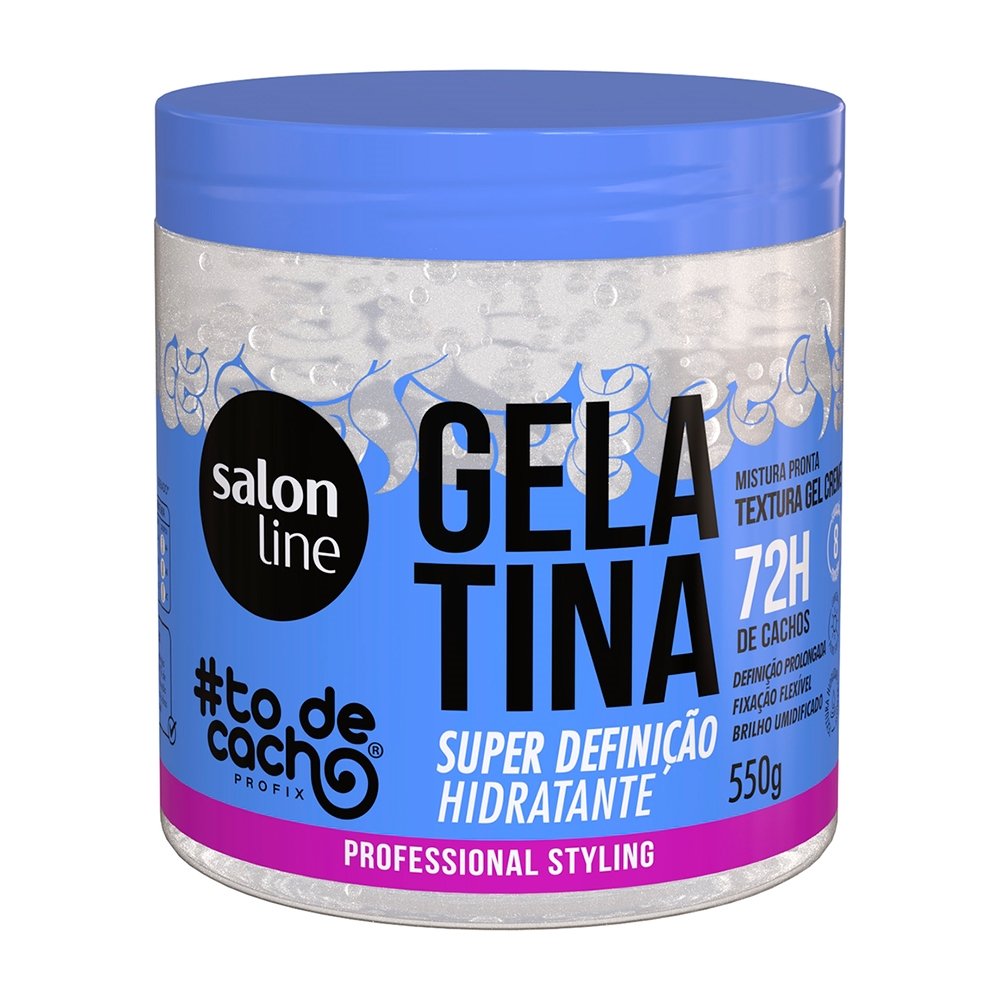 Gelatina Capilar Salon Line #ToDeCacho Hidratante Cremosa 550g