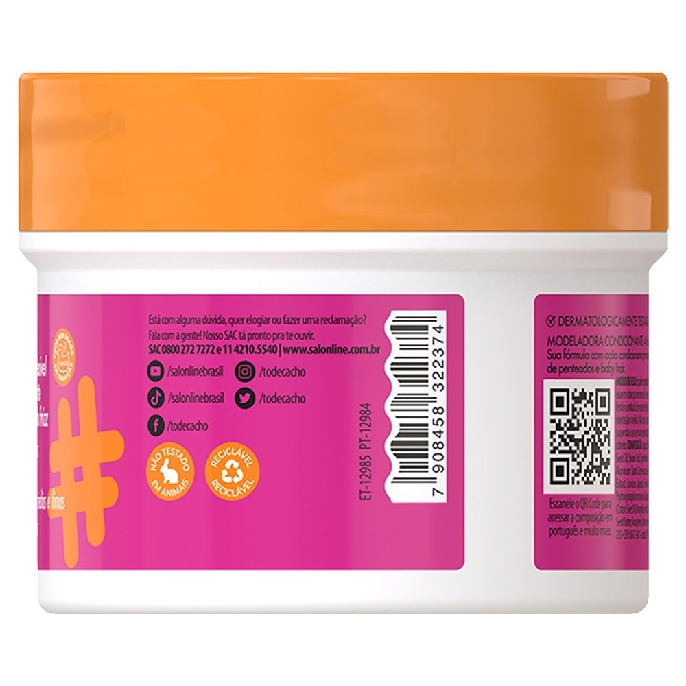 Modeladora Salon Line #ToDeCacho Antifrizz 120g