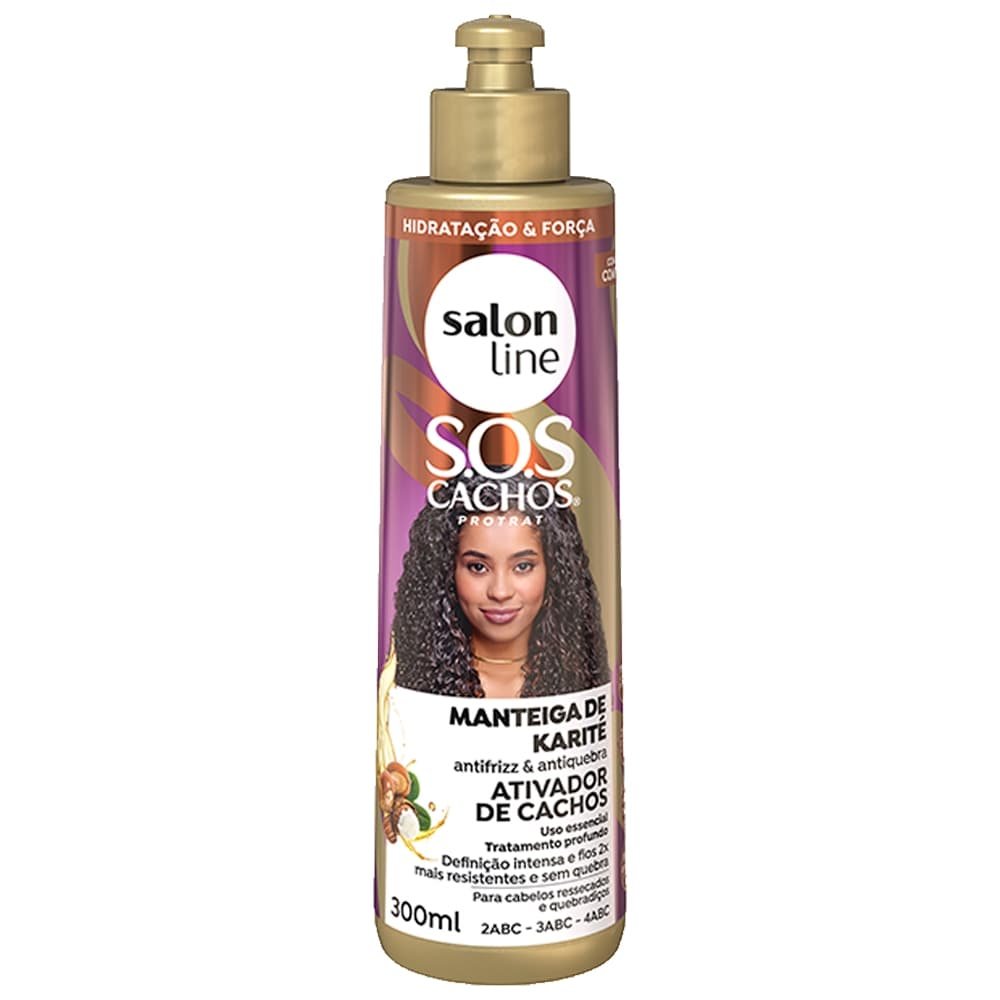 Creme para Pentear Salon Line - SOS Cachos Manteiga de Karité 300ml