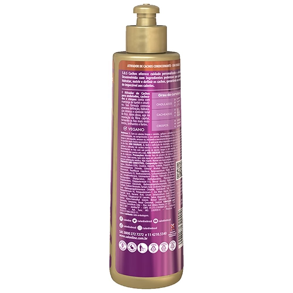 Creme para Pentear Salon Line - SOS Cachos Manteiga de Karité 300ml