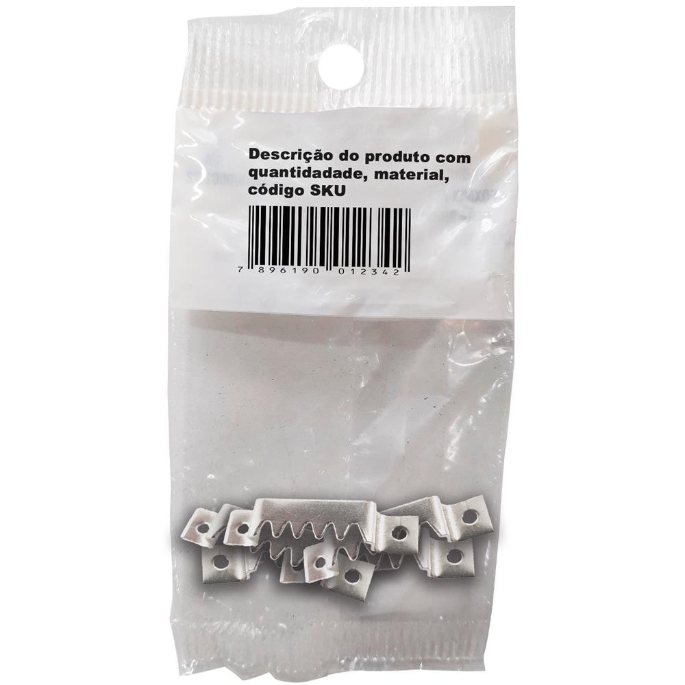Suporte Para Quadro Serrilhado - Cartela Com 5 Unidades