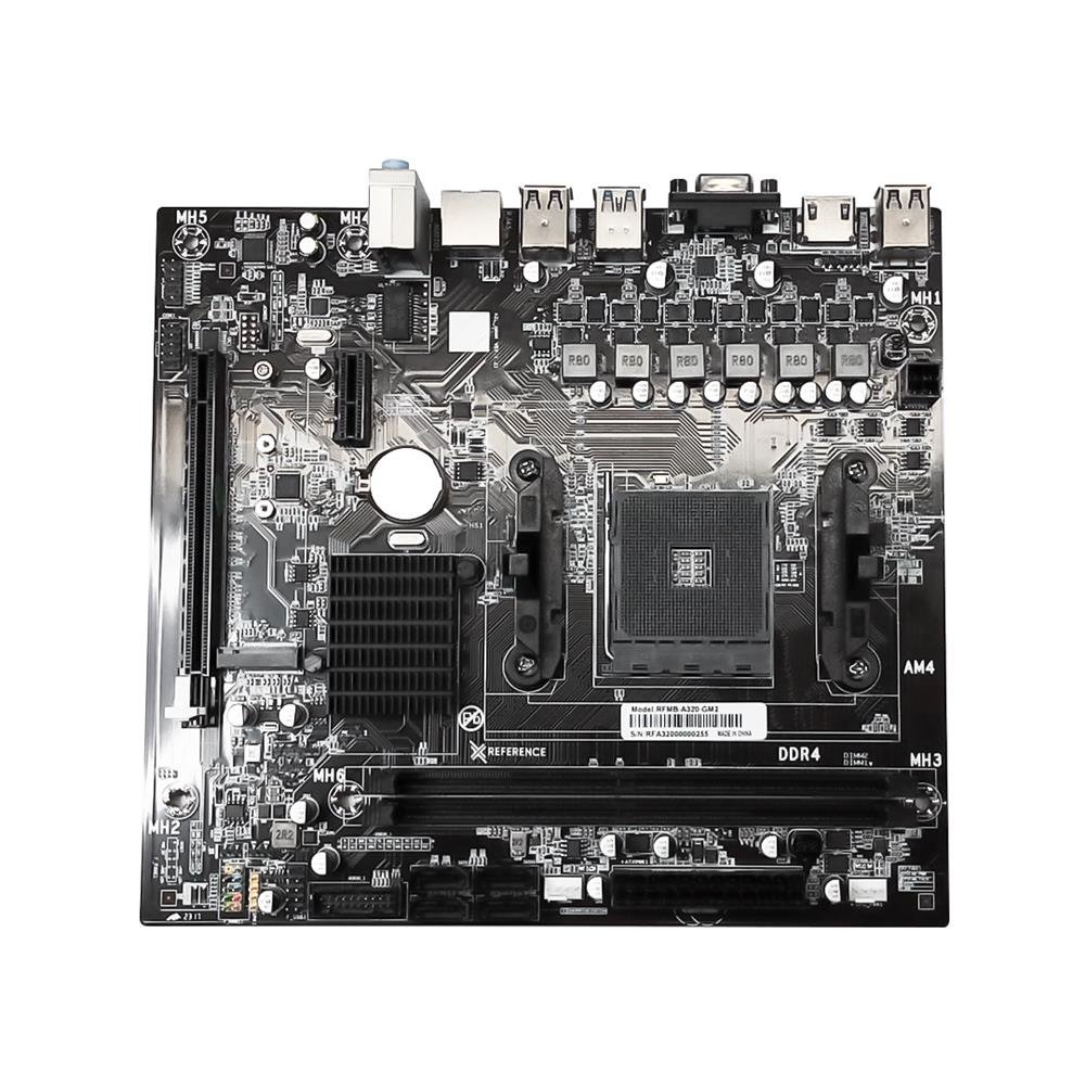 Placa Mãe Reference A320-GM2, Gigabit, M.2, AMD AM4, MATX, DDR4