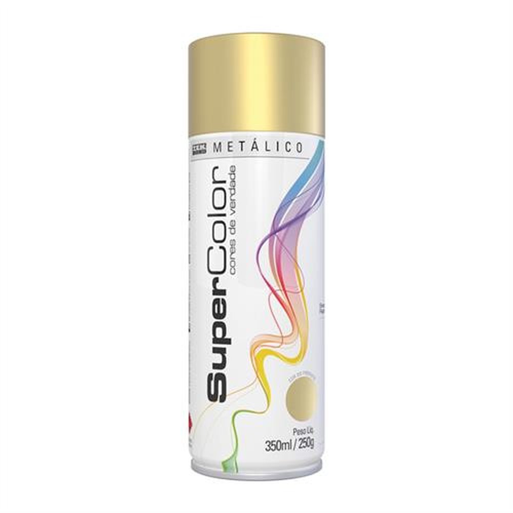 Tinta Spray Dourado Metalico 6X350 Tekbond