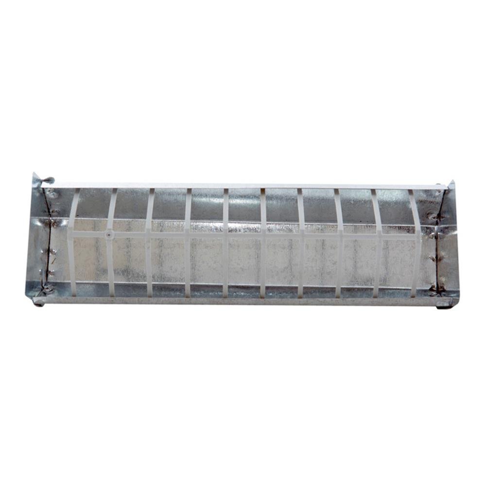 Comedouro Aves 50Cm Calha Galvanizada C4