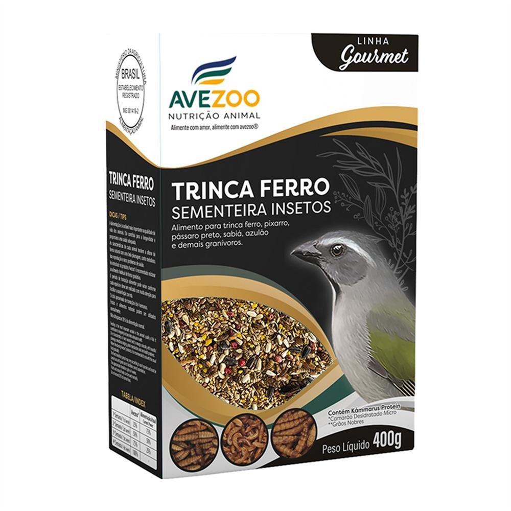 Ração Trinca Ferro Inseto Avezoo 400G