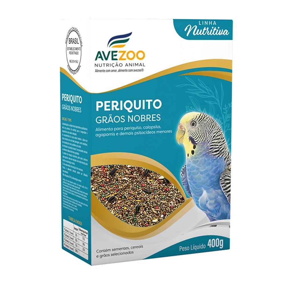 Ração Periquito Nutritiva Avezoo 400G