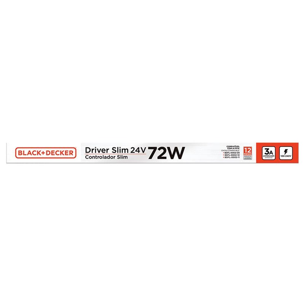 Driver Slim Black+Decker 72W 24V 3A