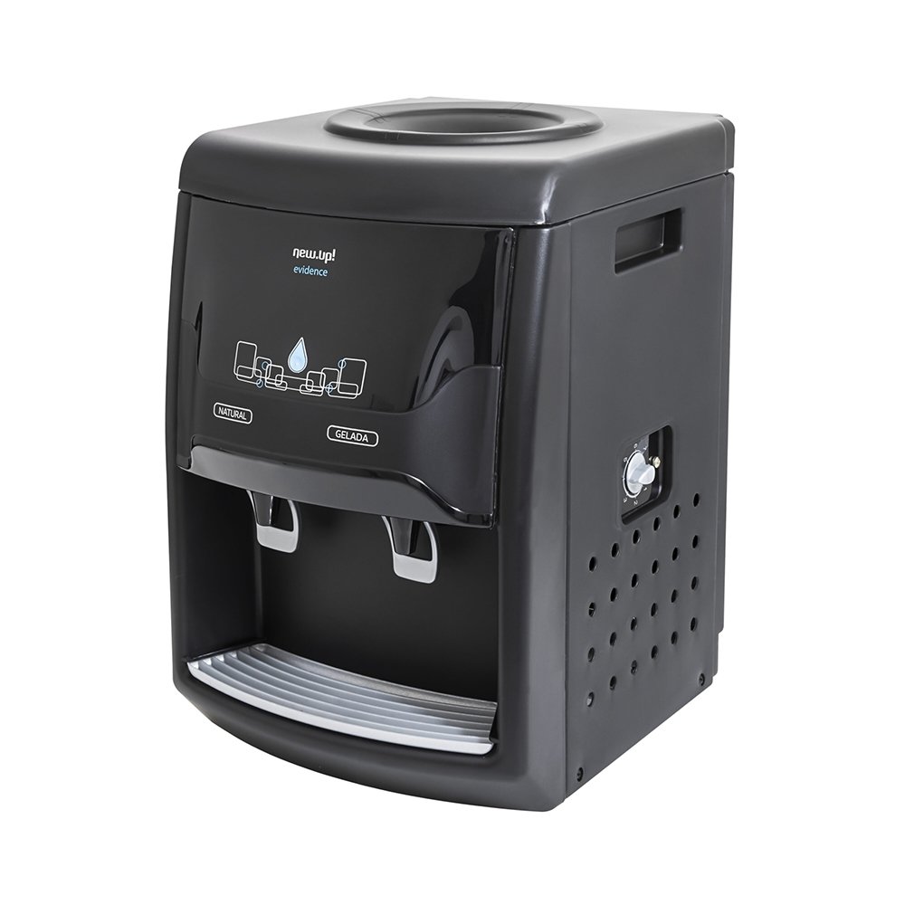 Bebedouro de Água NewUp BEVP1 Evidence - Compressor, Preto, 220V
