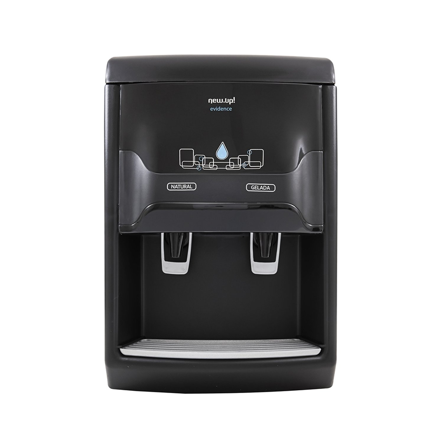 Bebedouro de Água NewUp BEVP1 Evidence - Compressor, Preto, 110V
