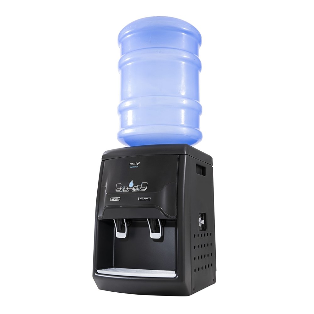 Bebedouro de Água NewUp BEVP1 Evidence - Compressor, Preto, 110V